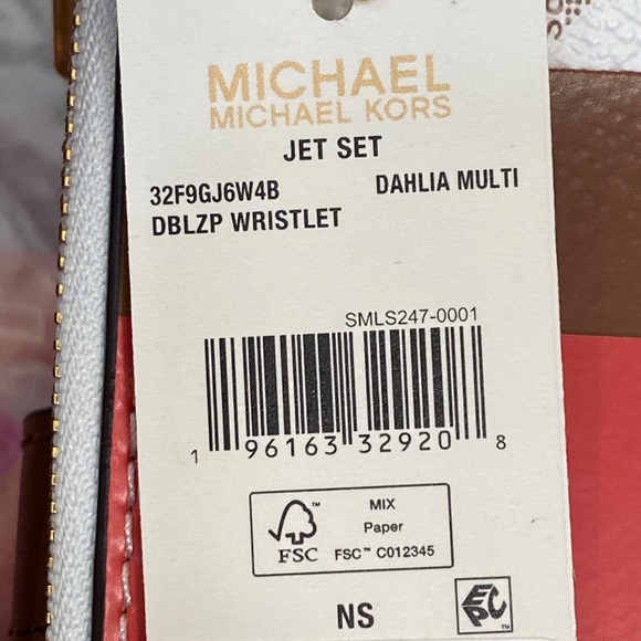 NWT Michael Kors Marilyn satchel and nwt wallet set. Dahlia and luggage - Picture 5 of 15